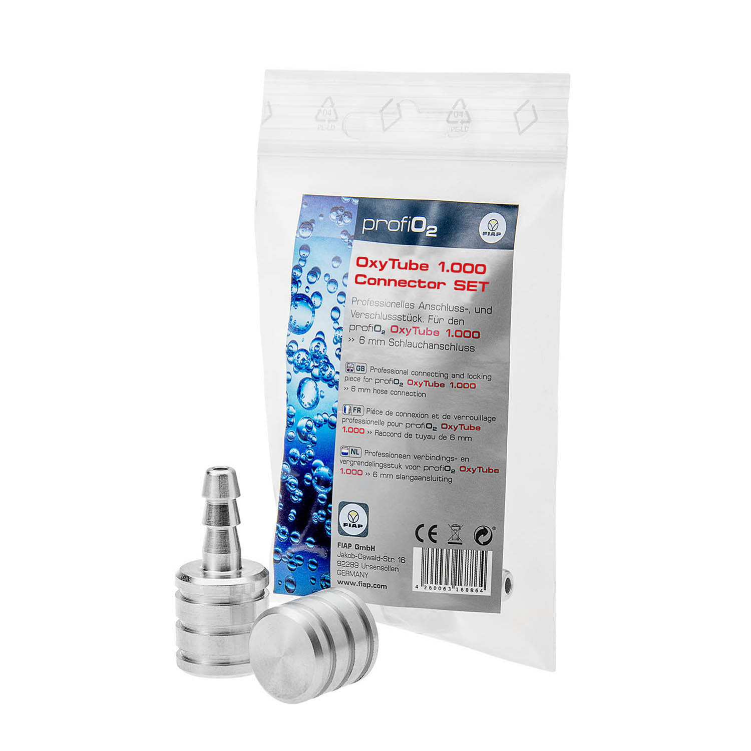FIAP profiO2 OxyTube 1.000 Connector SET FIAP profiO2 OxyTube 1.000 Connector SET